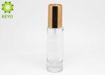 Custom Clear Glass Empty Spray Bottle For Essential Oil / Toner / Essence Water