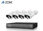 4 Camera Poe Security System 1080P Security Camera Poe Kit 3.6mm lens