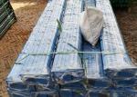 50x100mm Square Post Steel Wire Mesh Fence Welded Blue Powder Spraying