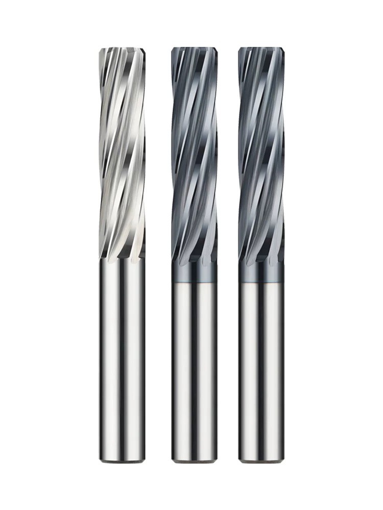 CNC Solid Reamer for Cast Iron Applications with Tungsten Carbide and Aluminum Alloy