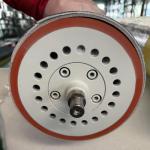 Smooth Or Slotted Exhaust Design Carbon Fiber Slitting Roller Used For Film