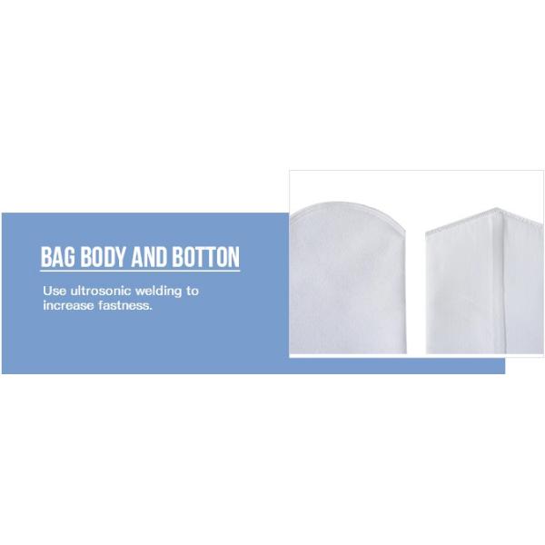 5 Micron Food Grade Water Welded PP Liquid Filter Bag Sewed / Welded Customized Size