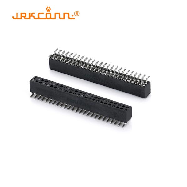 Smd PPS Pin Header 1.27 Mm Pitch Female Pin Header Strip Double Rows Female
