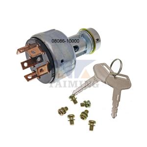 Wholesale Excavator Genuine Parts Ignition Starting Switch 08086-10000 For PC200-1 PC200-2 PC200-3 PC200-5 from china suppliers