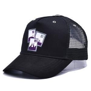 Wholesale Unisex Constructed Cotton Front 6 Panel Trucker Cap High Profile Crown from china suppliers
