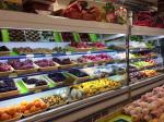 Shop Refrigerated Display Cabinet Multideck Open Chiller With Night Curtain
