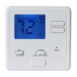 No - Programmable Large LCD Single Stage Air Conditoning HVAC Room Thermostat