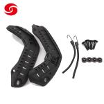 Tactical Military Combat Helmet Adapter Side Rail Mount with Lanyard Mounting
