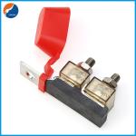 2 Way MRBF Surface And Terminal Mount Marine Rated Battery Fuse Block Dual Studs