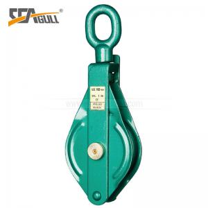 China Eye Type Single Wire Rope Sheave Snatch Blocks / Pulley Block And Tackle on sale