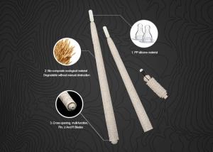 Wholesale Champagne Disposable Micropigmentation Pen Manual Eco - Holder With Pigment Brush from china suppliers