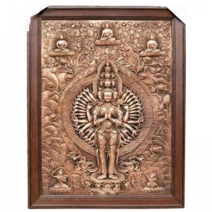 Wholesale 180cm Bronze Relief Sculpture Large Decorative Buddha Statue from china suppliers