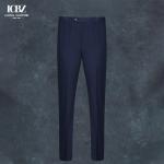 Custom Made Italian Wool Blend Fabric Men's Business Suit Pants for a Polished
