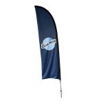 outdoor flying polyester double sided Advertising beach flag Marketing custom
