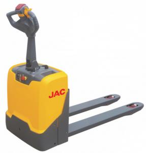 China Electric Walkie Pallet Jack / Indoor Equipment Small Pallet Truck 1.5 Ton Capacity on sale