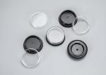 3g Empty Plastic Cosmetic Jar With Black Lids Tiny Makeup