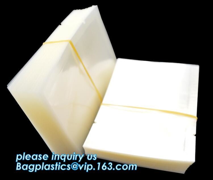 Embossing Resealable Vacuum Food Bags For Household Eco- friendly Texture Vacuum Food Storage Plastic Bag Rolls Moisture