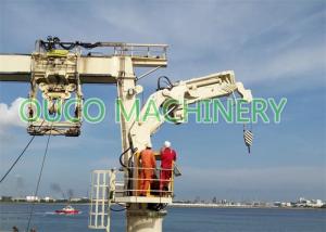 China Shipside Dock Port Telescopic Boom Crane , Hydraulic Knuckle Boom Crane on sale