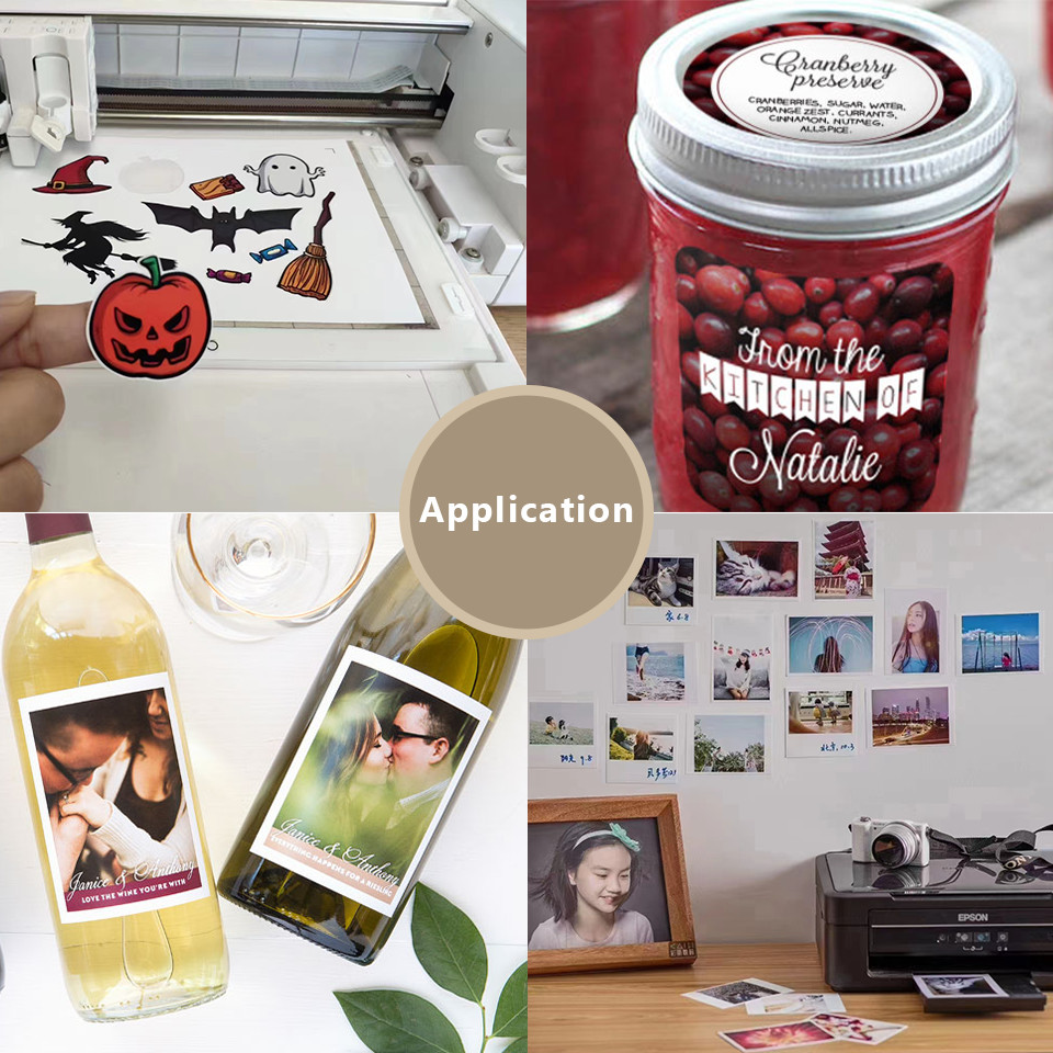 Waterproof Inkjet Polypropylene 100mic PP Synthetic Paper Glossy Self-adhesive Lable