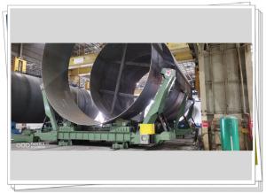 Wholesale Heavy Anti Ellipse Rotator Arm Support 400T Tank Hydraulic Assembling Turning Roller from china suppliers