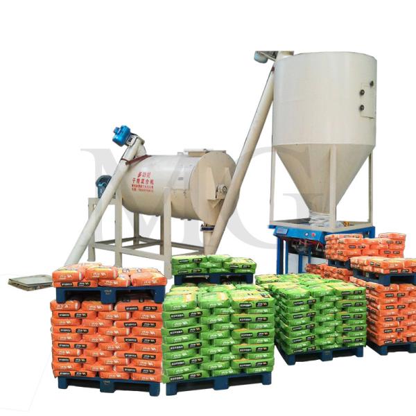 CE Low Investment Dry Powder Mortar Production Line Wall Putty Plaster Sand