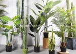 50*50cm Artificial Potted Floor Plants Plastic PE Faux Green Indoor Plants
