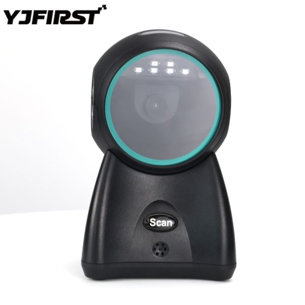 Handsfree Barcode Scanner USB Wired 1D 2D Continuous Scan Bar Code Reader for POS Store Supermarket