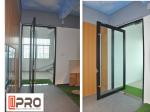 Aluminum Alloy Bifold Hinged Door Swing Open Way Dust Resistance frame glass