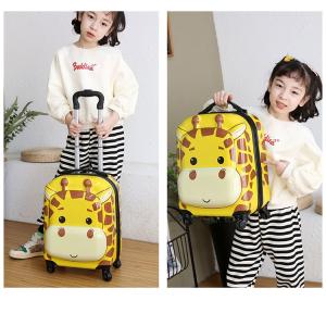 Wholesale Sturdy Zippered Small Childs Suitcase , Practical Childrens Pull Along Luggage from china suppliers