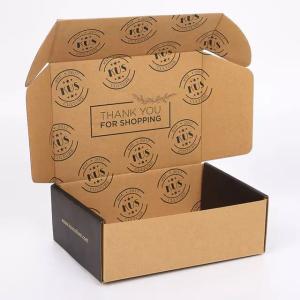Wholesale Foldable Recycled Craft Paper Brown Corrugated Cardboard Boxes from china suppliers