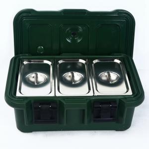 China 33L Military Insulated Top Loading Food Pan Carriers For Army Food Distribution on sale
