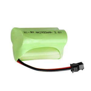 Wholesale 3.6 Volt Rechargeable Nimh Battery Pack 2400mAh AA Deep Cycle from china suppliers