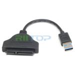 USB 3.0 To SATA Converter Adapter Serial ATA HDD Cable For 2.5" HD SSD