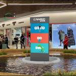 Indoor Rotating LED Screen 1920 * 1280 Large Led Screen