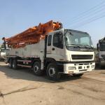 8*4 Zoomlion Concrete Pump Truck Renewed Beton Pump Isuzu Chassis 50m 160m3/H