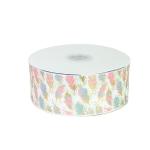 Wholesale Heart Print High Strength Polyester Ribbon 75mm Roll