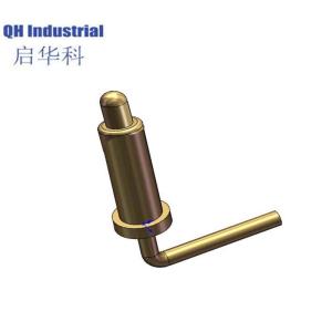 Wholesale 1-3A Spring Loaded Magnet Connector Right Angle Male Female Data Transmissioin Power Charge Pogo Pin Connector from china suppliers