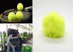 9d X 64mm Triangle Polyester Staple Fibre Shiny Green For Tennis Ball Cloth
