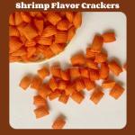 Japanese Snacks Roasted Rice Crackers Crispy Red Biscuits Shrimp Flavor Cracker