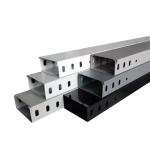 Custom Galvanized Steel Trough Cable Tray Bridge Type for Medium Duty Silver
