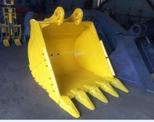 Wholesale Yellow 4.3cbm Excavator Rock Bucket High Strength Teeth from china suppliers