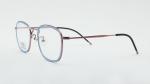 Metal Men Women Eyeglass Frame Round Spectacles Frames with Clear Lens Optical