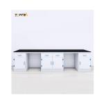 Weather Resistant Polypropylene Laboratory Furniture , H850mm Lab Work Benches