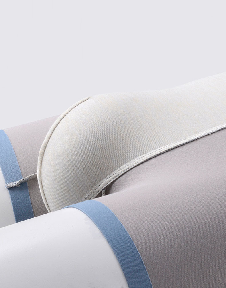 100S Modal Double Sided Seamless Mens Pants Mid Waist Square Angle Ice Silk Inner Men'S Underwear