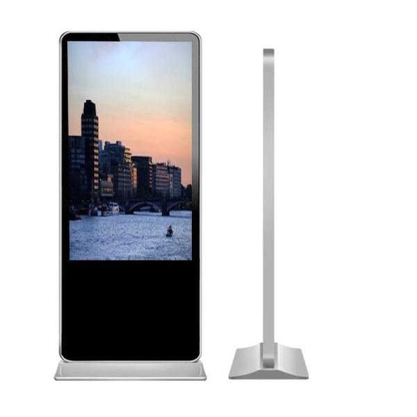 49 Inch Free Standing Lcd Advertising Player Network Vertical Digital Signage