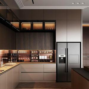 Wholesale Acrylic Assembled Kitchen Cabinets Furniture Solid MDF Wood from china suppliers