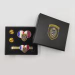 0.75 Inch Printed Badge Offset Printing Epoxy Coating for Professional Look