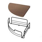 Multi-function Standing Type Iron Wire Bathroom Organizer Stainless Steel Shower