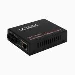 Mini Gigabit Media Converter LFPT Unmanaged 20KM Dual Fiber DC5V Rack Mountable