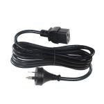 6ft PVC Jacket Australia 3 Pin Plug to IEC 60320 C19 Power Supply Cord for